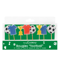 8 Football candles réf.5001