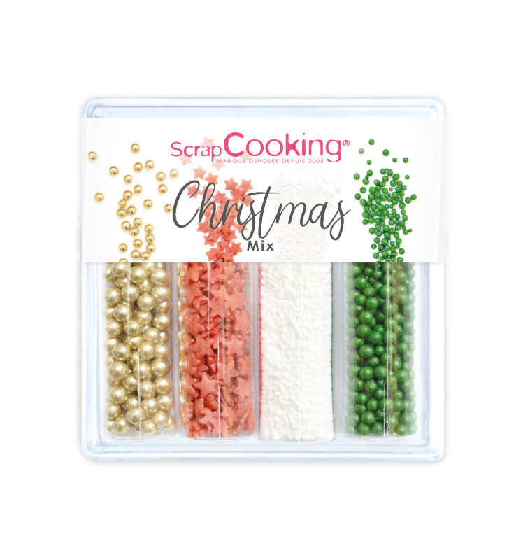 Décors sucrés Christmas mix 70g - ScrapCooking®