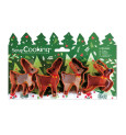 4 Moose cookie cutters