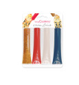 4 Deco pens midnight blue / red / gold / white 106g