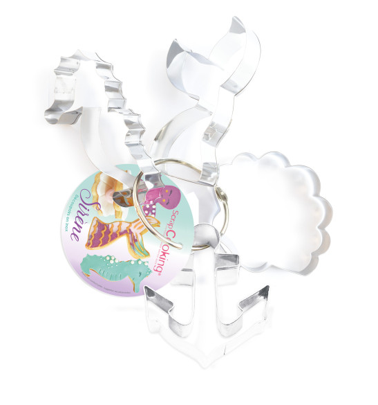 Set of 4 Mermaid cookie cutters Set of 4 Mermaid cookie cutters