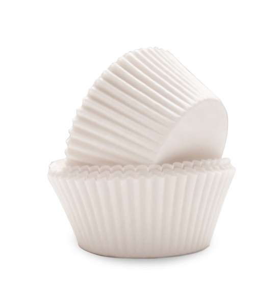 +/-36 white cupcake cases