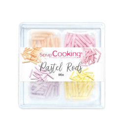 Pastel Rods Mix - 60g sugar...