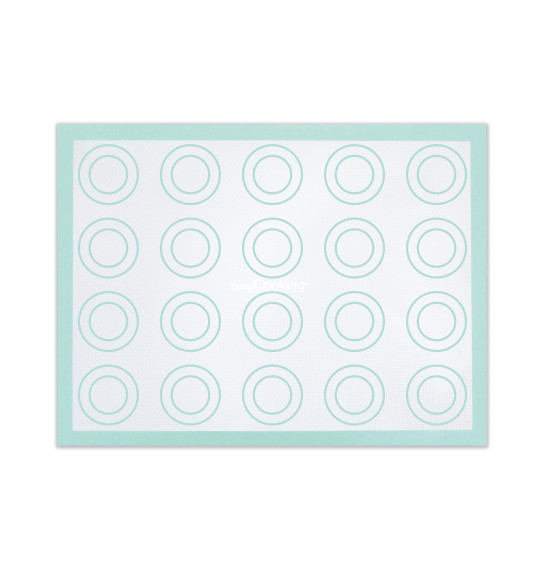 Fiberglass silicone mat with printing choux/éclair/macaroon