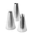 3 stainless steel nozzles - macaroons