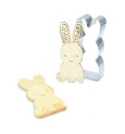 Cookie cutter + wood embosser "rabbit"