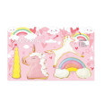 4 "unicorn" cookie cutters