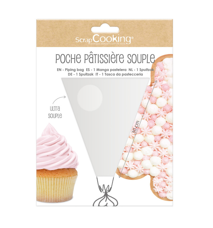 Extra-soft reusable pastry bag 35cm