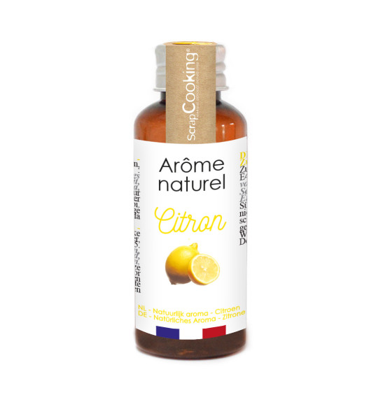 Natural lemon flavouring 40 ml - ScrapCooking®