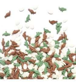 Pot of Dinosaur sugar sprinkles - ScrapCooking®