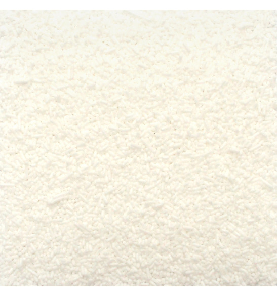 Pot of white sugar strands 80g