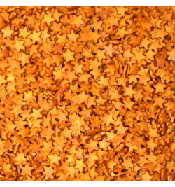 Vrac minis décors étoiles dorées réf.7422