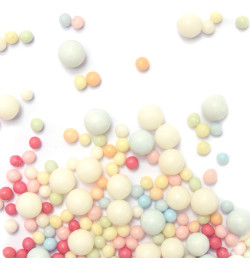 Pot of multicolour bubbles sugar sprinkles - ScrapCooking®
