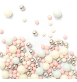 Pot of pastel bubbles sugar sprinkles - ScrapCooking®