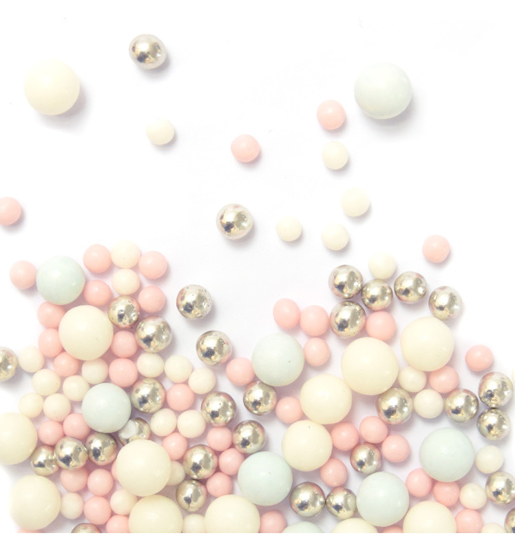 Pastel bubbles sugar sprinkles