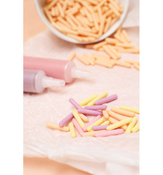 Pastel Rods Mix - 60g sugar sprinkles