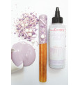 Chocolate flavour glaze - lilac 130g