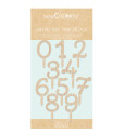 Wood cake topper Numbers 0 to 9