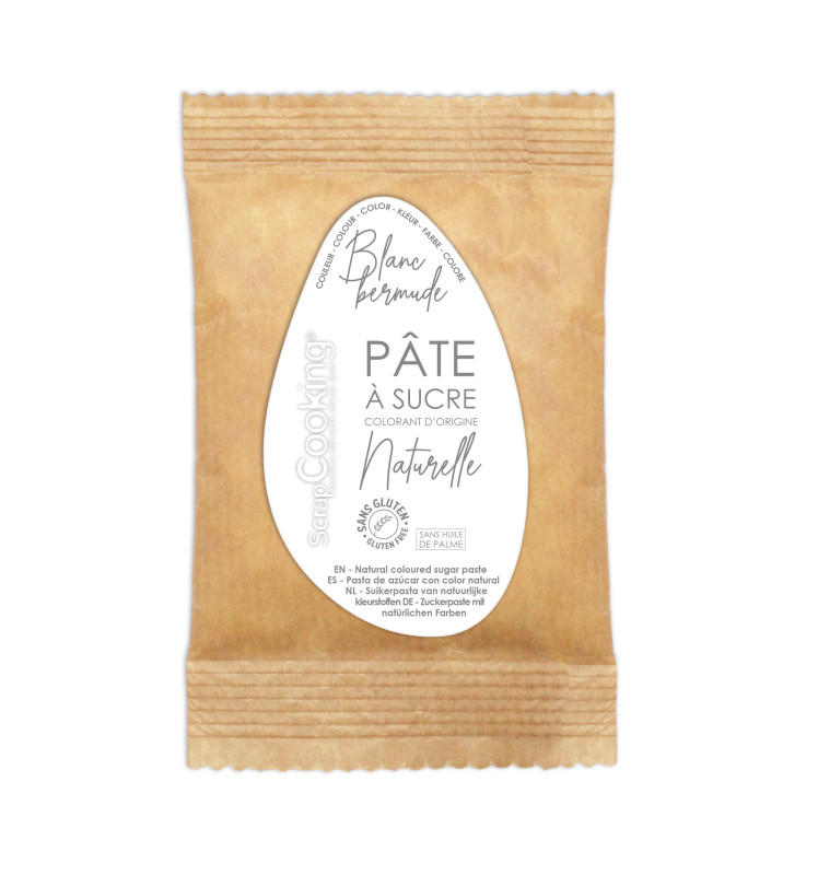 Pâte à sucre Blanc Bermude 200g