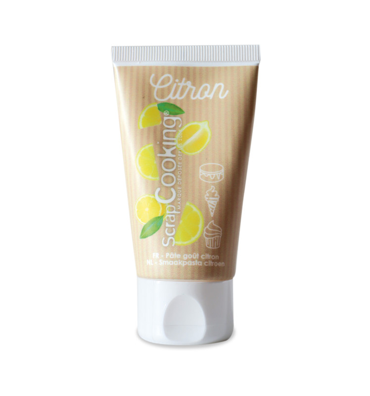 Tube pâte sucrée gélifiée goût citron