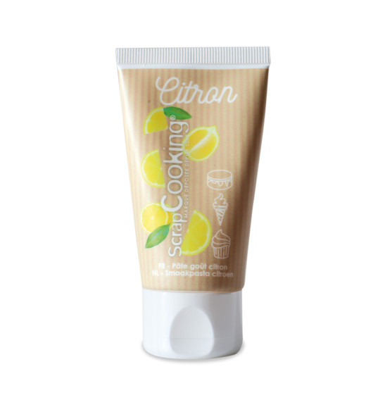 Tube pâte sucrée gélifiée goût citron Tube pâte sucrée gélifiée goût citron