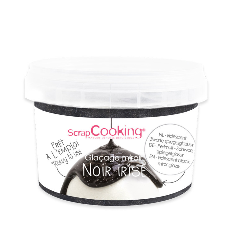 SCRAPCOOKING Poudre alimentaire dorée + Stylo de glaçage noir pas