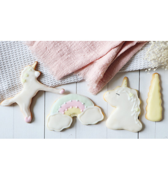 Kit 5 Emporte Pièces Décoration Gateau Licorne