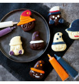 ScrapCooking® silicone mould with 8 Halloween-themed cavities