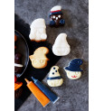 ScrapCooking® silicone mould with 8 Halloween-themed cavities