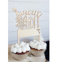 Cake topper LED Merry Christmas