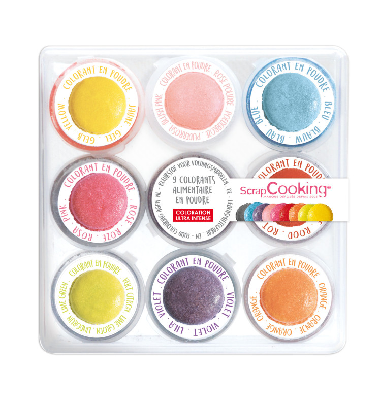 9 mini colorants en poudre