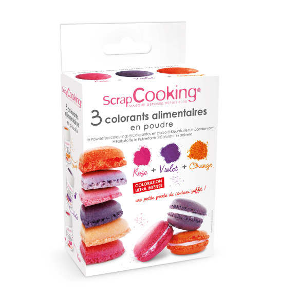 Colorant Alimentaire Poudre Violet hydrosoluble Top Cake - Cook Shop