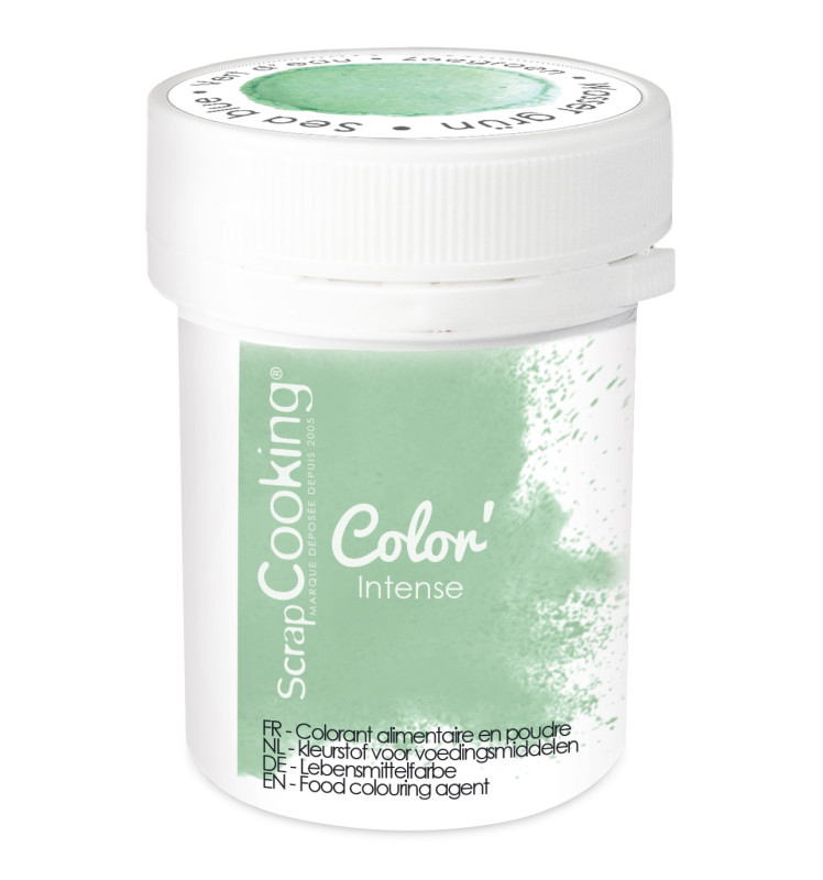 Light green powdered artificial food colouring 5g