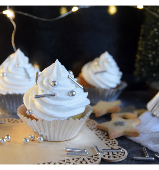 Ambiance avec Mix décors sucrés Argent Silver réf.7530