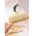 Ambiance Cake topper bois Couronne de Noël réf.4988