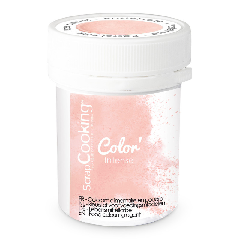Colorant alimentaire en poudre rose fluo 3g - cooketi
