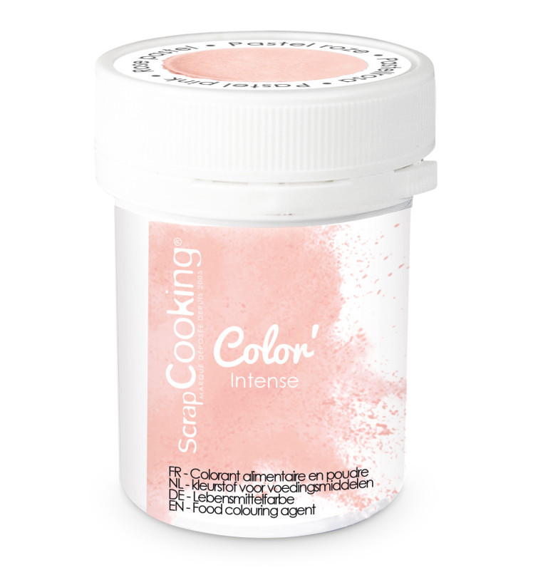 Colorant alimentaire en poudre rose fluo 3g - cooketi