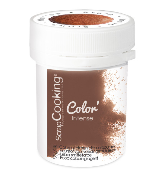 Brown powdered artificial food colouring 5g