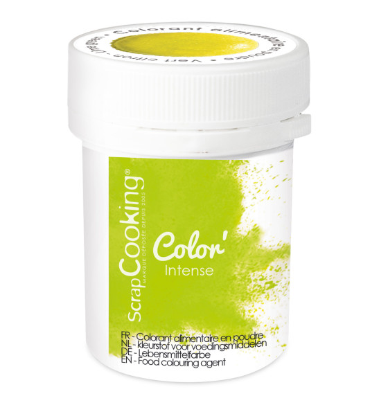 Lime green powdered artificial food colouring 5g