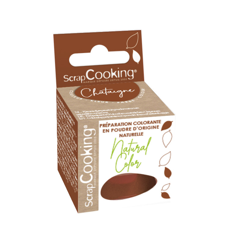 Scrapcooking - Colorant Poudre Marron (ou Marron Chocolat) 5 g - Les  Secrets du Chef