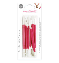 Lot de 8 outils pâte à sucre