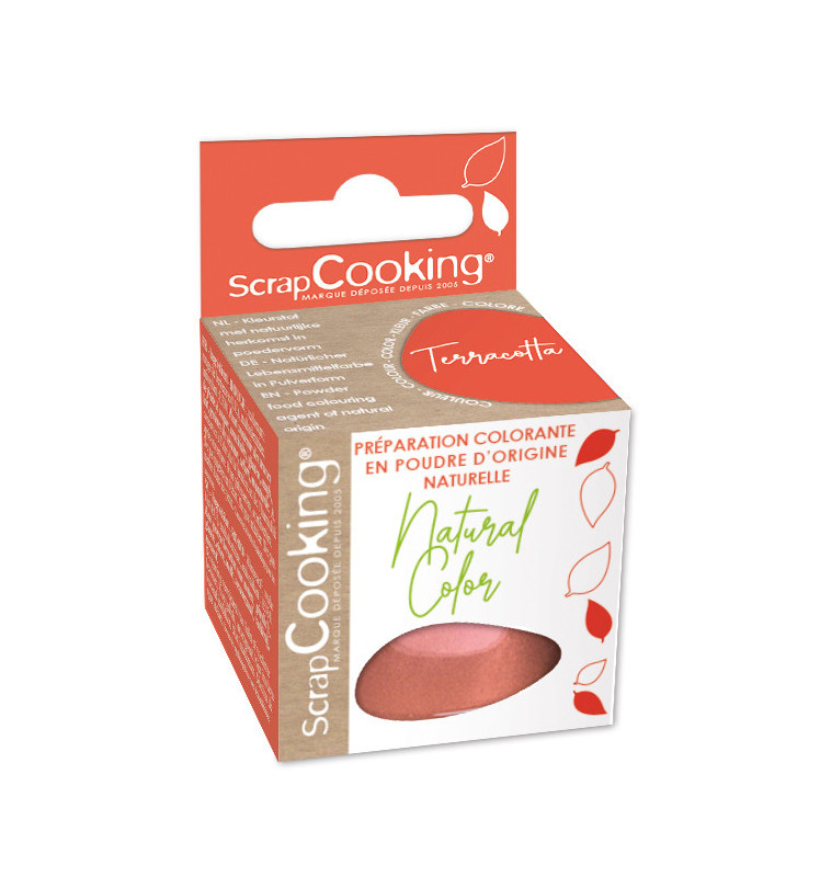 Préparation colorante en poudre d’origine naturelle TERRACOTTA 10g