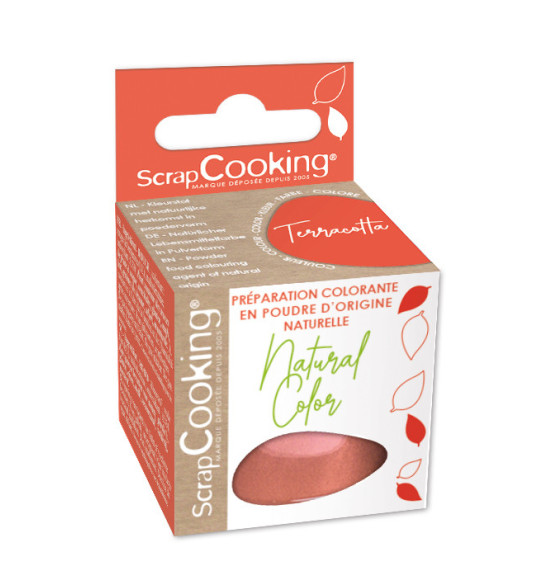 Natural powder colouring preparation TERRACOTTA 10g Natural powder colouring preparation TERRACOTTA 10g