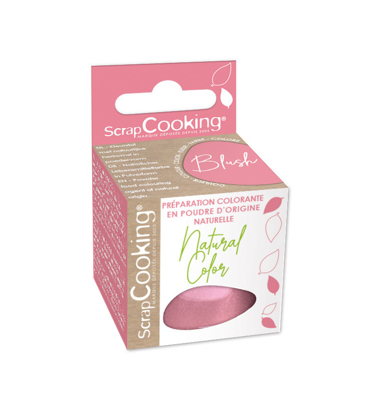 Powder food colouring agent of natural origin - BLUSH - SCRAPCOOKING®