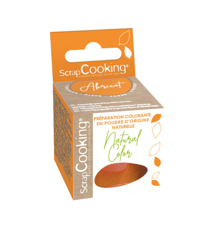 Apricot Orange Natural powder colouring preparation 10 g