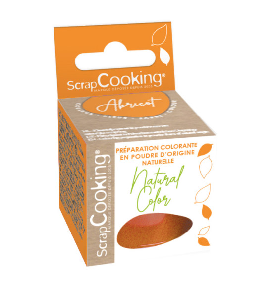 Apricot Orange Natural powder colouring preparation 10 g Apricot Orange Natural powder colouring preparation 10 g