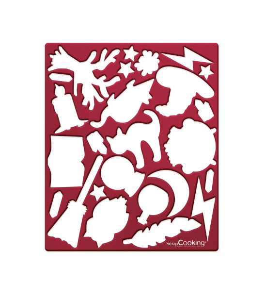 Plaque découpoirs sorcier - ScrapCooking®