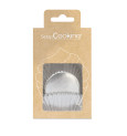 48 Silver cupcake cases