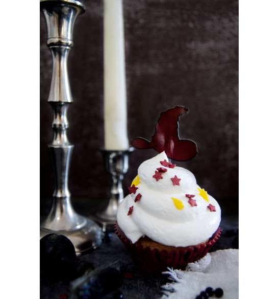 24 Caissettes + cake toppers Sorcier - ScrapCooking®