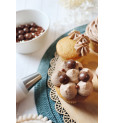 Deco pot milk-gold choco pearls